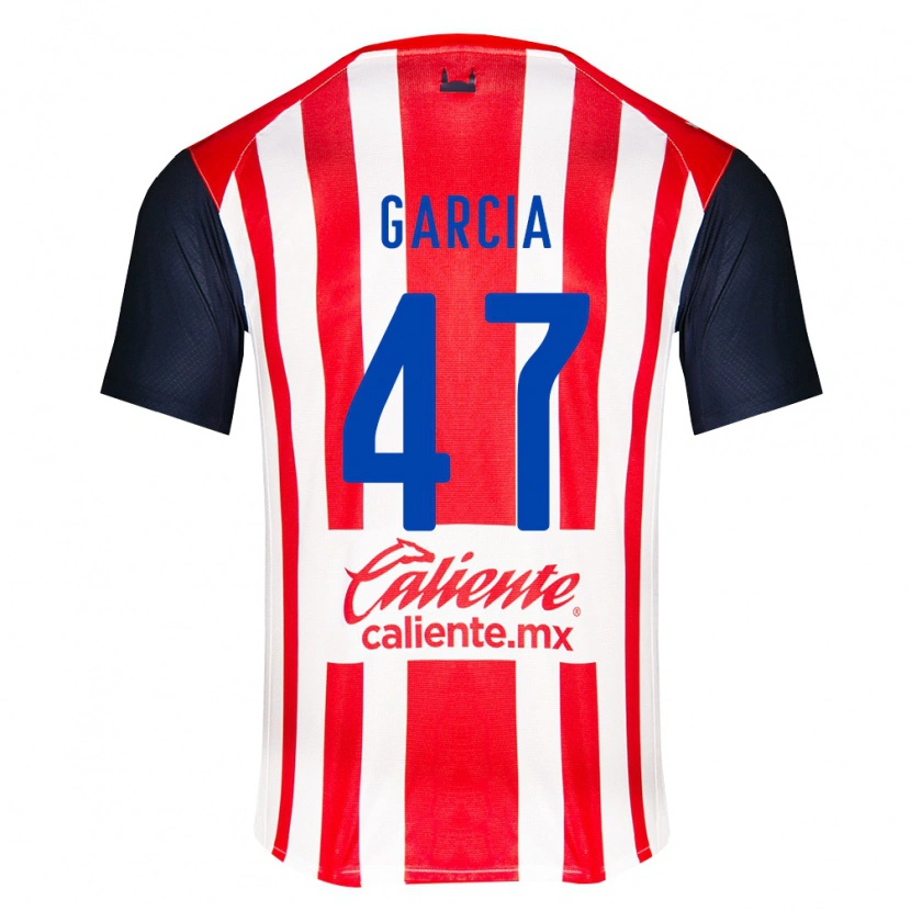 Danxen Kobiety Gael García #47 Czerwony Czarny Biały Domowa Koszulka 2026/27 Koszulki Klubowe