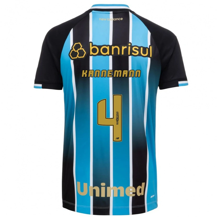 Danxen Kobiety Walter Kannemann #4 Niebieski Brązowy Czarny Domowa Koszulka 2026/27 Koszulki Klubowe