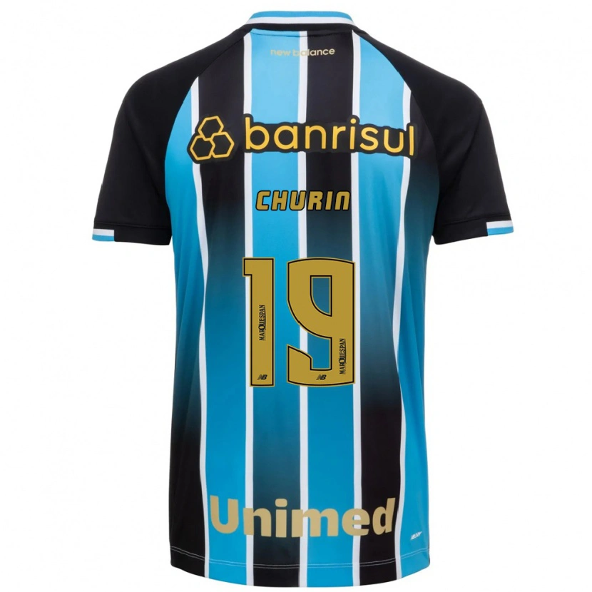 Danxen Kobiety Diego Churin #19 Niebieski Brązowy Czarny Domowa Koszulka 2026/27 Koszulki Klubowe