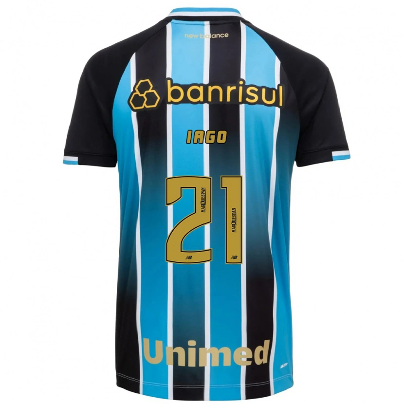 Danxen Kobiety Iago Menezes Valeije #21 Niebieski Brązowy Czarny Domowa Koszulka 2026/27 Koszulki Klubowe