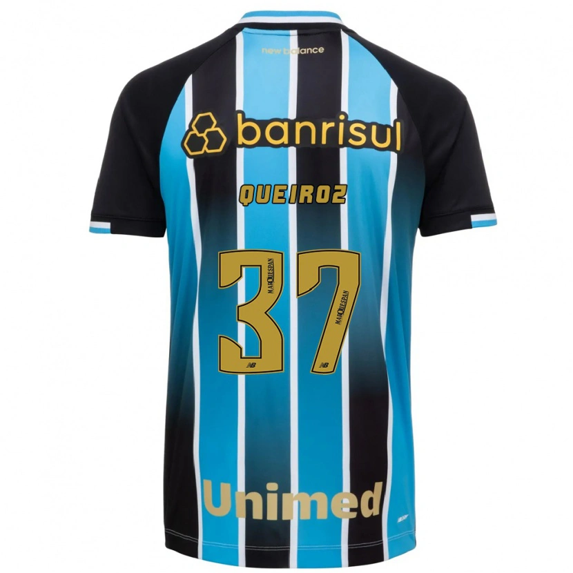 Danxen Kobiety Du Queiroz #37 Niebieski Brązowy Czarny Domowa Koszulka 2026/27 Koszulki Klubowe