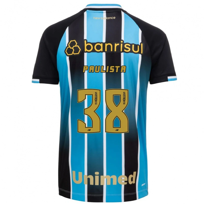Danxen Kobiety Caio Paulista #38 Niebieski Brązowy Czarny Domowa Koszulka 2026/27 Koszulki Klubowe