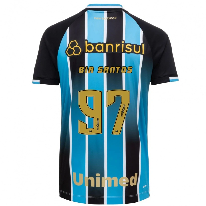 Danxen Kobiety Bia Santos #97 Niebieski Brązowy Czarny Domowa Koszulka 2026/27 Koszulki Klubowe
