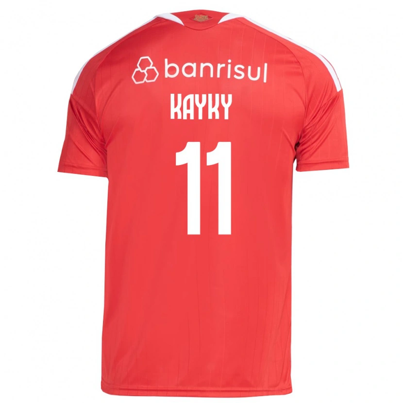 Danxen Kobiety Kayky Da Silva Chagas #11 Czerwony Biały Domowa Koszulka 2026/27 Koszulki Klubowe