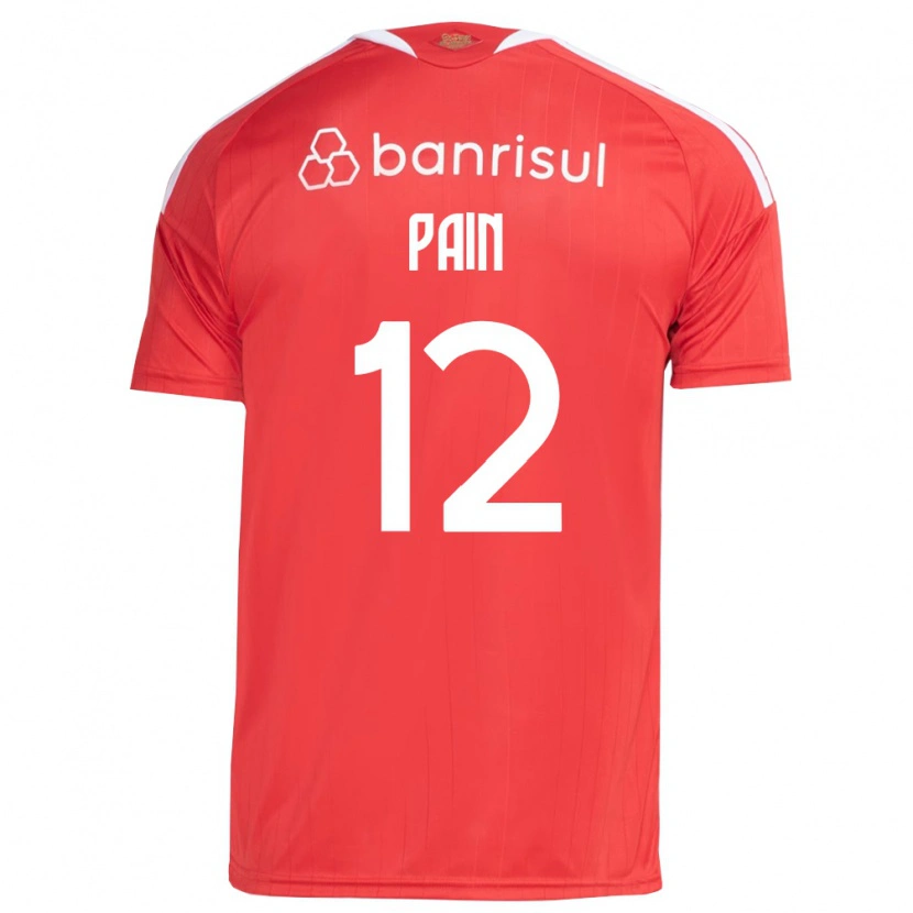 Danxen Kobiety Luan Pain #12 Czerwony Biały Domowa Koszulka 2026/27 Koszulki Klubowe
