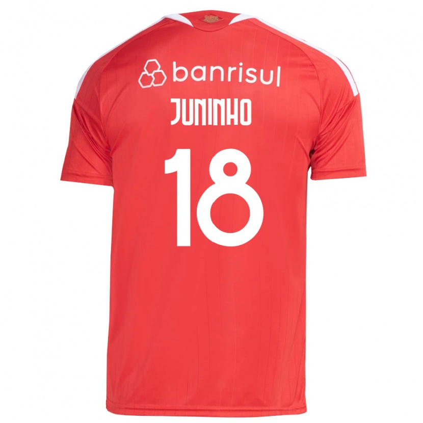 Danxen Kobiety Juninho #18 Czerwony Biały Domowa Koszulka 2026/27 Koszulki Klubowe