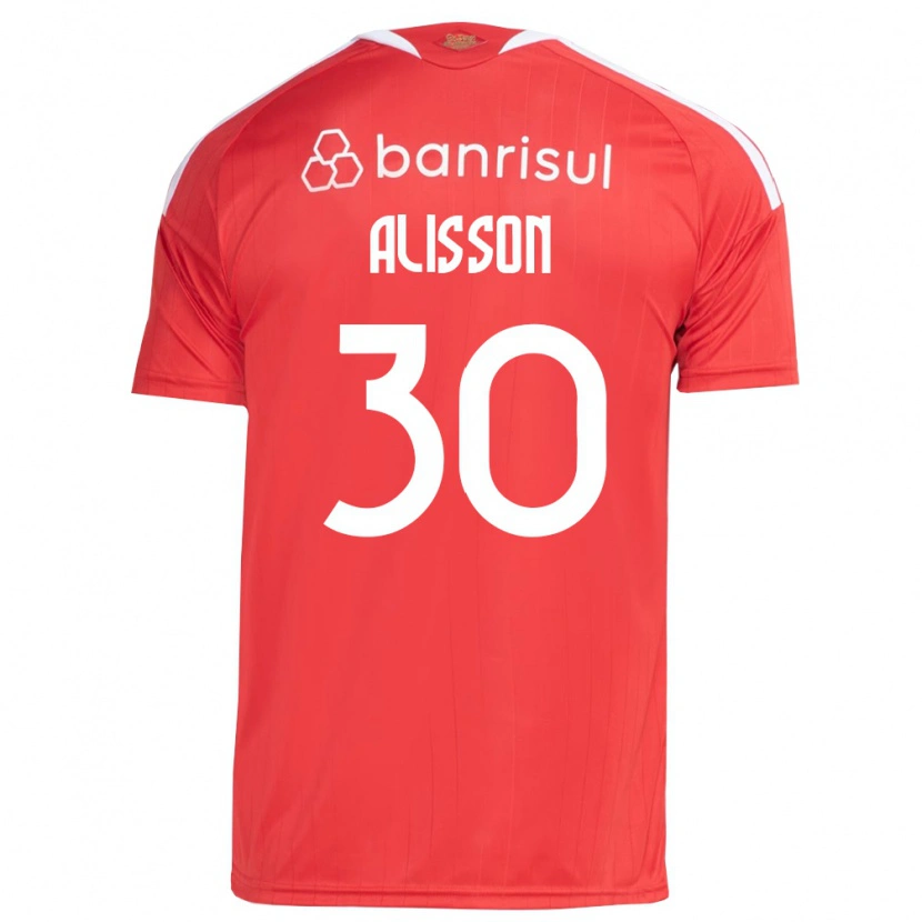 Danxen Kobiety Alisson Rodrigues De Melo #30 Czerwony Biały Domowa Koszulka 2026/27 Koszulki Klubowe