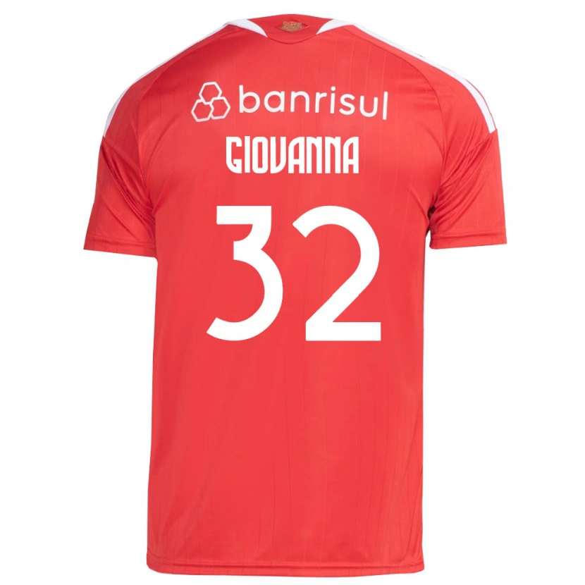 Danxen Kobiety Giulia Giovanna #32 Czerwony Biały Domowa Koszulka 2026/27 Koszulki Klubowe