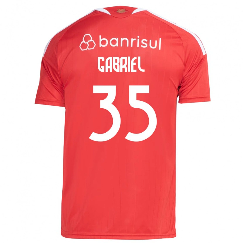 Danxen Kobiety Ze Gabriel #35 Czerwony Biały Domowa Koszulka 2026/27 Koszulki Klubowe