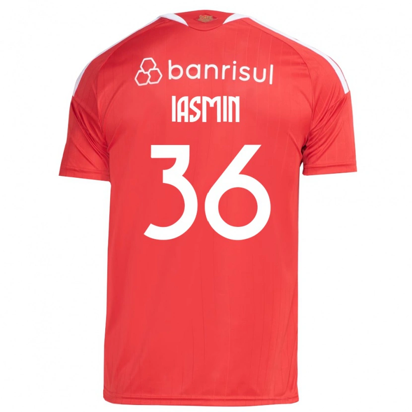 Danxen Kobiety Iasmin #36 Czerwony Biały Domowa Koszulka 2026/27 Koszulki Klubowe
