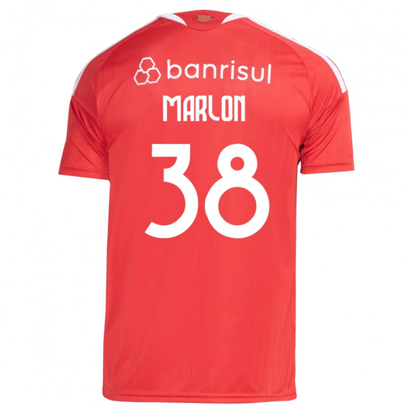Danxen Kobiety Marlon #38 Czerwony Biały Domowa Koszulka 2026/27 Koszulki Klubowe