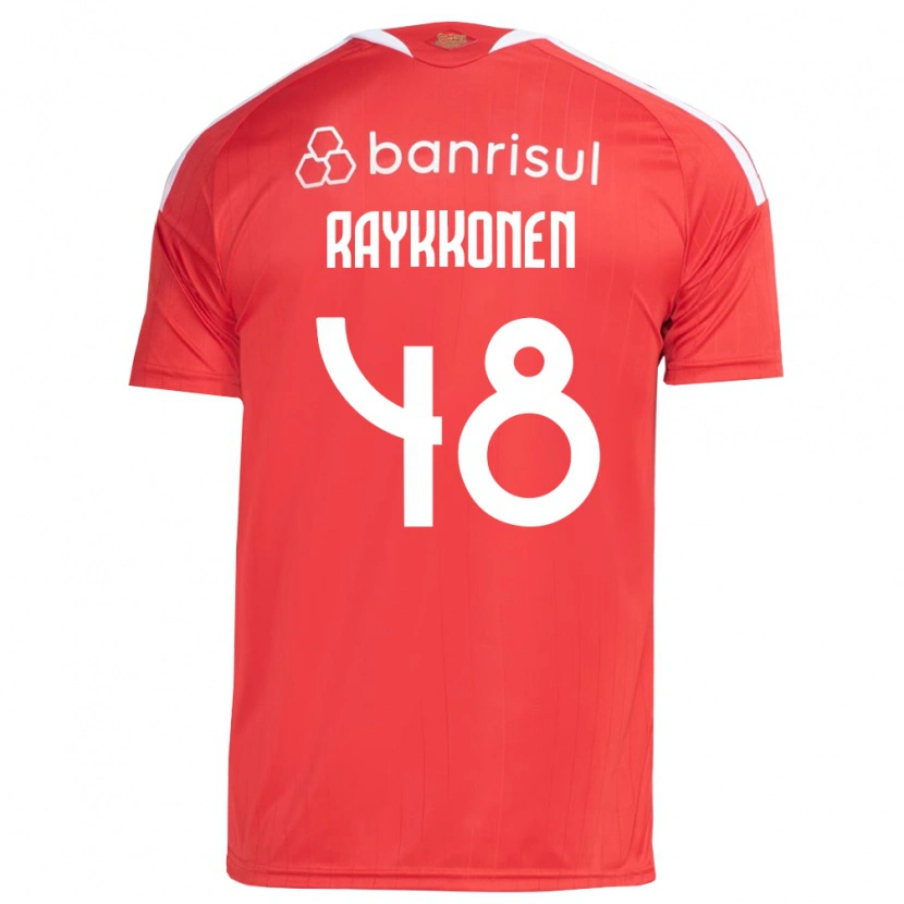 Danxen Kobiety Raykkonen Pereira Soares #48 Czerwony Biały Domowa Koszulka 2026/27 Koszulki Klubowe