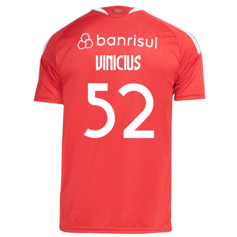 Danxen Kobiety Gabriel Vinicius #52 Czerwony Biały Domowa Koszulka 2026/27 Koszulki Klubowe