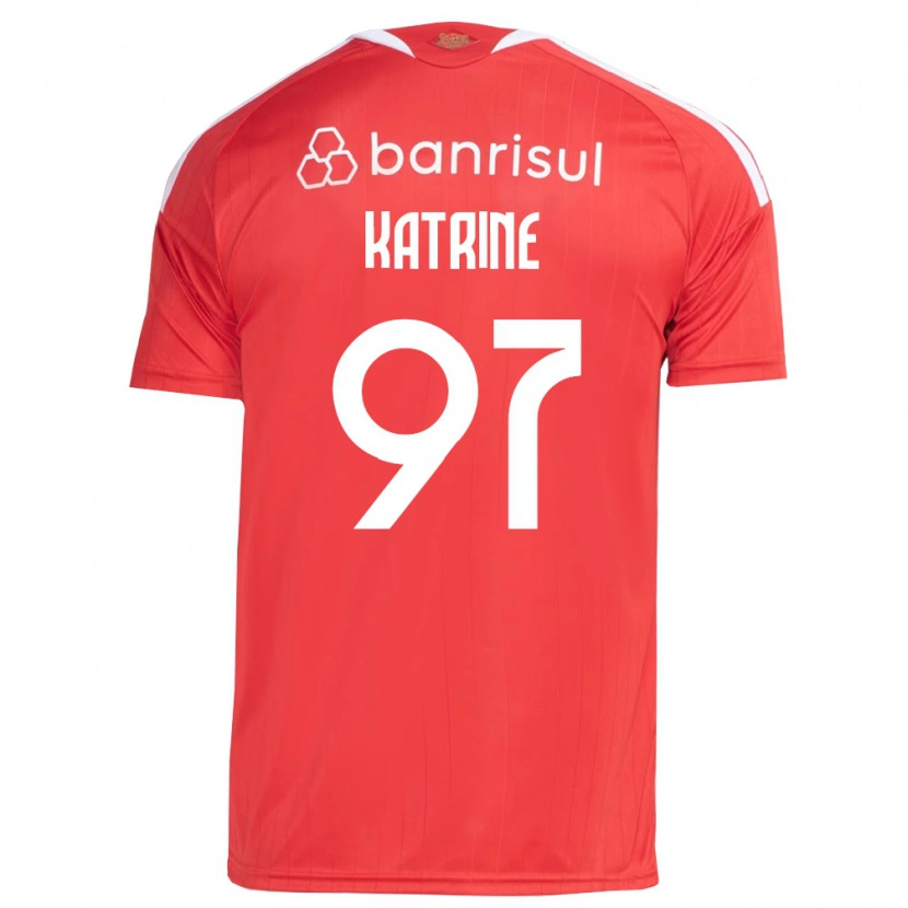 Danxen Kobiety Katrine #97 Czerwony Biały Domowa Koszulka 2026/27 Koszulki Klubowe