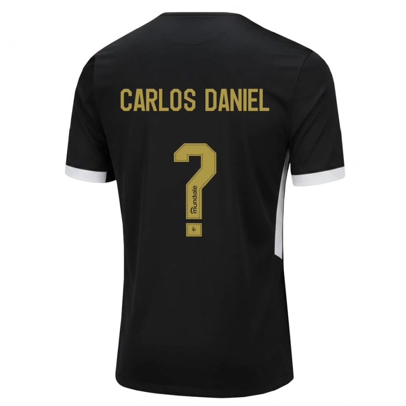 Danxen Kobiety Carlos Daniel #0 Czarny Biały Żółty Domowa Koszulka 2026/27 Koszulki Klubowe