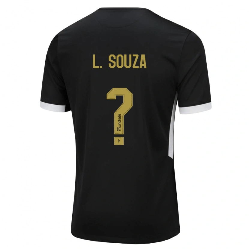 Danxen Kobiety Lucas Souza #0 Czarny Biały Żółty Domowa Koszulka 2026/27 Koszulki Klubowe