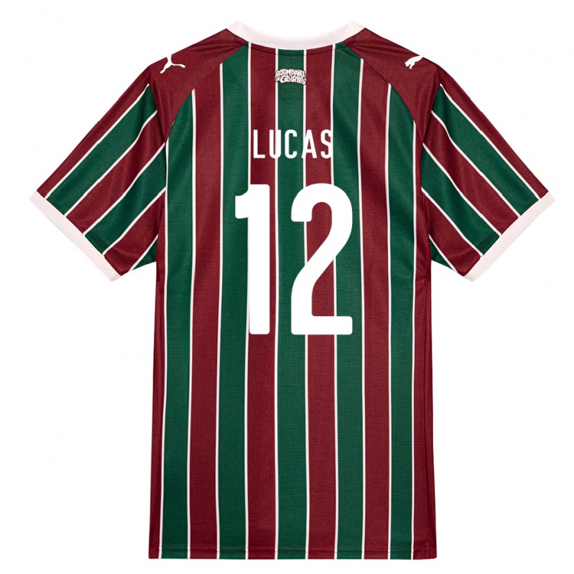 Danxen Kobiety André Lucas #12 Zielony Burgundia Biały Domowa Koszulka 2026/27 Koszulki Klubowe