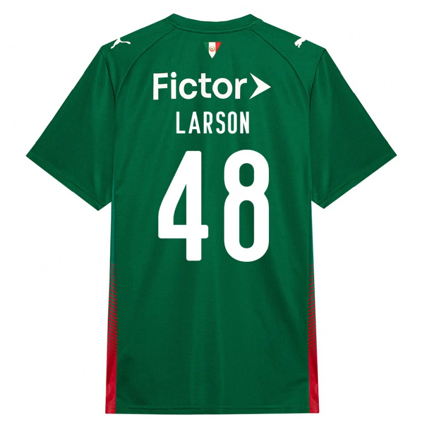 Danxen Kobiety Larson Torna Ferreira Dos Santos #48 Zielony Czerwony Biały Domowa Koszulka 2026/27 Koszulki Klubowe