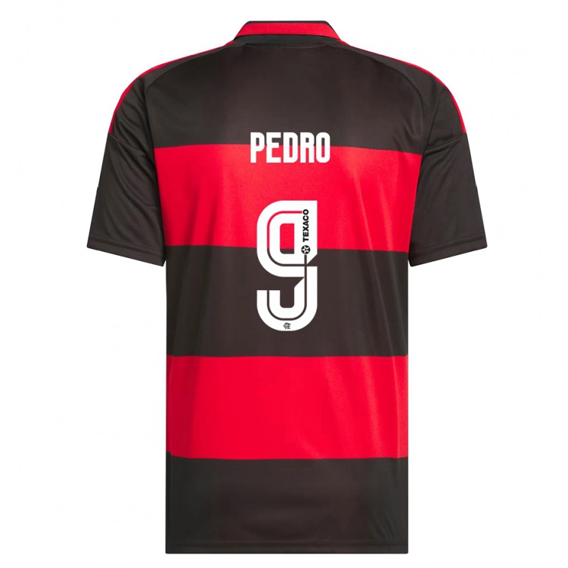 Danxen Kobiety Pedro Guilherme Abreu Dos Santos #9 Czerwony Czarny Biały Domowa Koszulka 2026/27 Koszulki Klubowe
