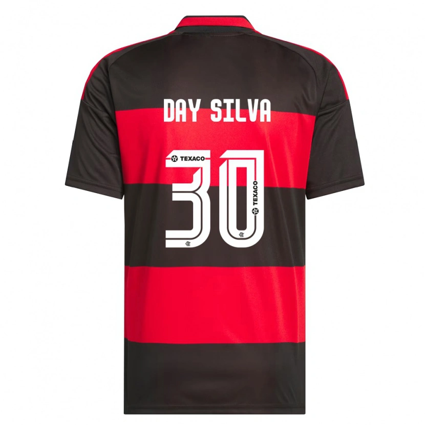 Danxen Kobiety Day Silva #30 Czerwony Czarny Biały Domowa Koszulka 2026/27 Koszulki Klubowe