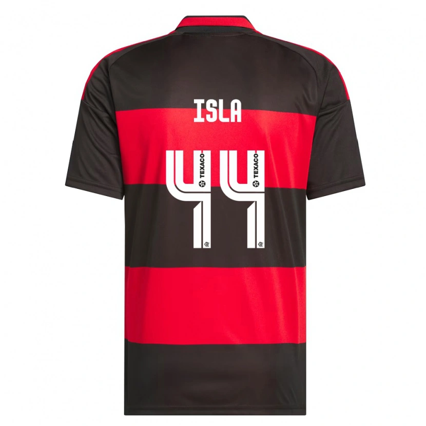 Danxen Kobiety Mauricio Isla #44 Czerwony Czarny Biały Domowa Koszulka 2026/27 Koszulki Klubowe