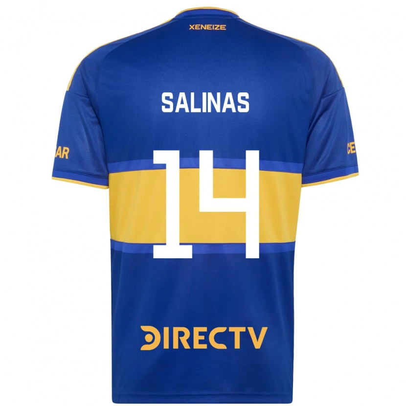 Danxen Kobiety Benjamin Salinas #14 Królewski Niebieski Żółty Domowa Koszulka 2026/27 Koszulki Klubowe