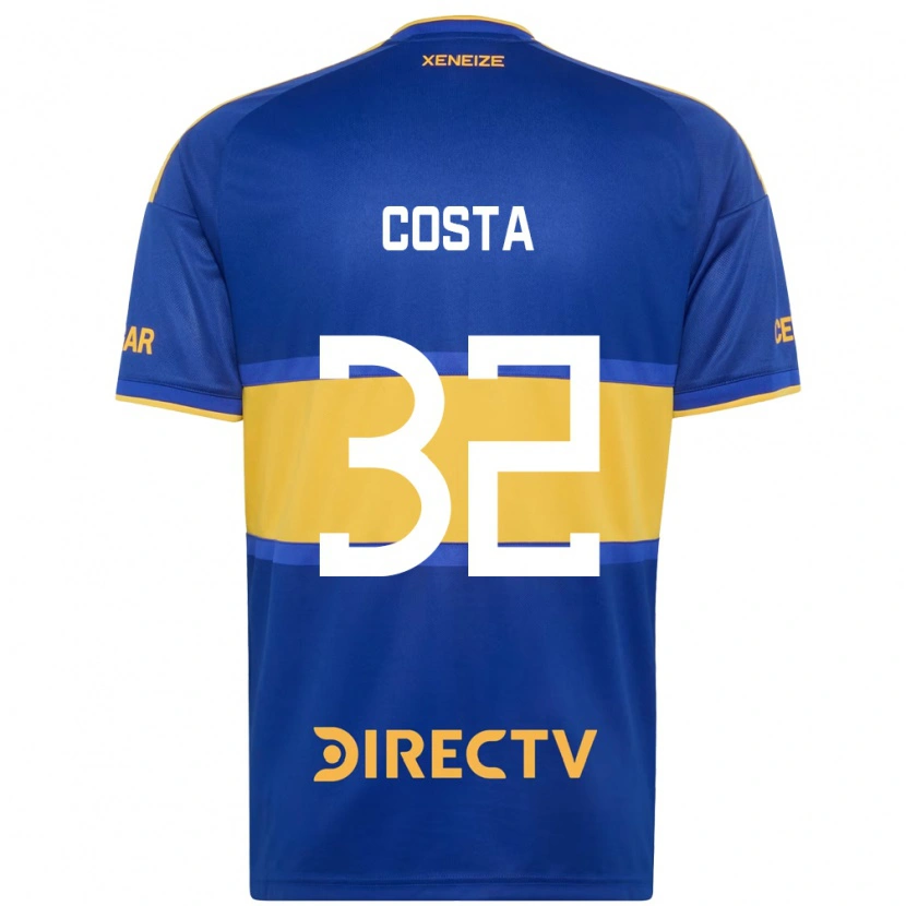 Danxen Kobiety Ayrton Costa #32 Królewski Niebieski Żółty Domowa Koszulka 2026/27 Koszulki Klubowe