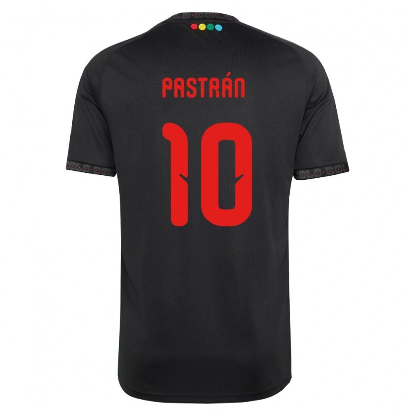Danxen Kobiety Lautaro Pastrán #10 Czarny Czerwony Wyjazdowa Koszulka 2026/27 Koszulki Klubowe