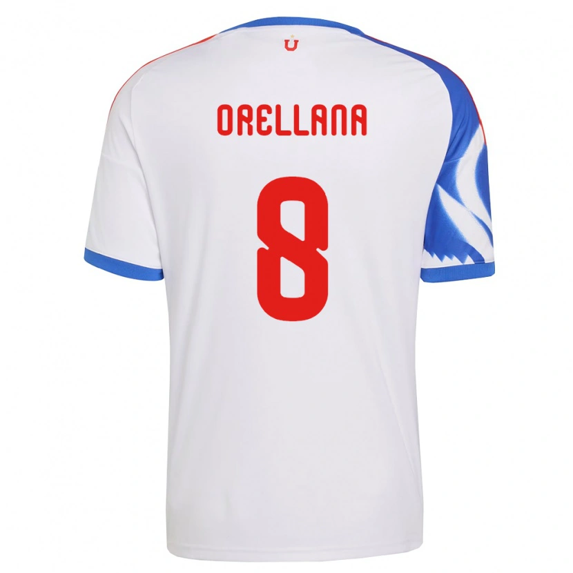 Danxen Kobiety Denisse Orellana #8 Biały Granatowy Wyjazdowa Koszulka 2026/27 Koszulki Klubowe