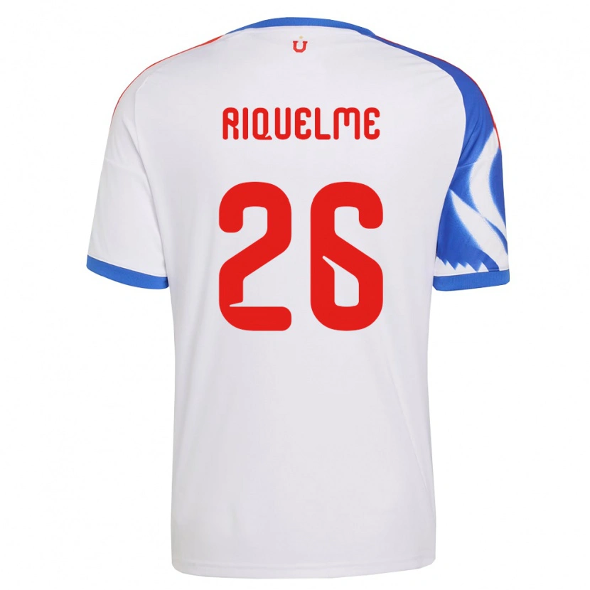 Danxen Kobiety Matías Riquelme #26 Biały Granatowy Wyjazdowa Koszulka 2026/27 Koszulki Klubowe