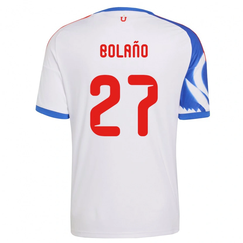 Danxen Kobiety Andrés Bolaño #27 Biały Granatowy Wyjazdowa Koszulka 2026/27 Koszulki Klubowe