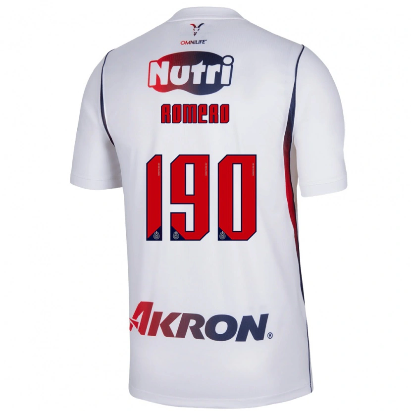Danxen Kobiety Ángel Romero #190 Czerwony Biały Granatowy Wyjazdowa Koszulka 2026/27 Koszulki Klubowe