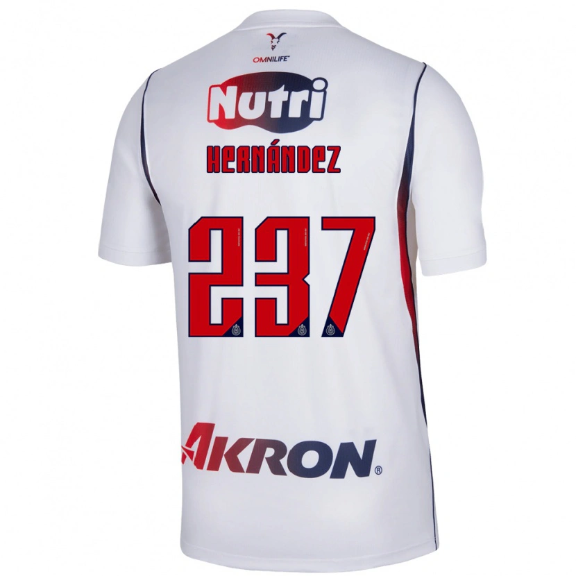 Danxen Kobiety Santiago Hernández #237 Czerwony Biały Granatowy Wyjazdowa Koszulka 2026/27 Koszulki Klubowe