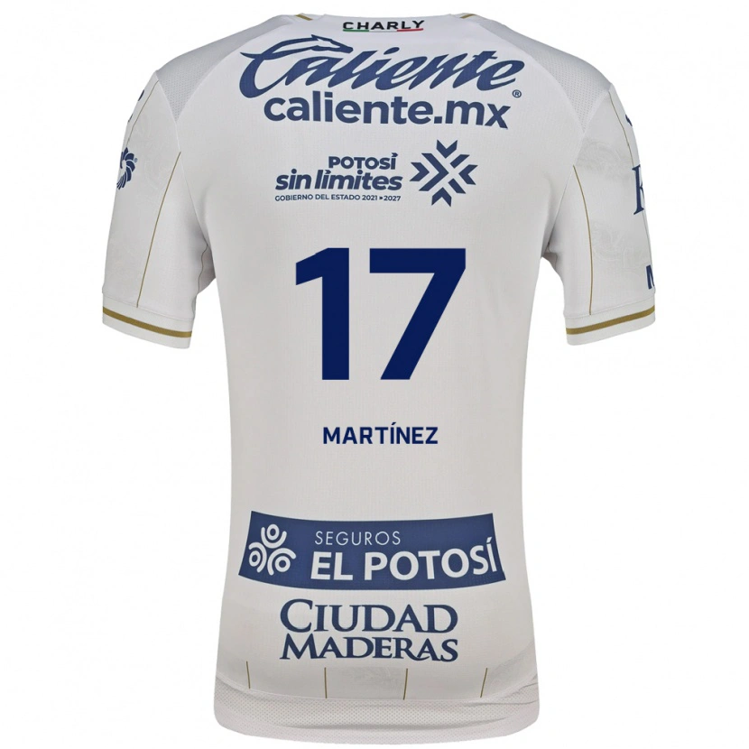 Danxen Kobiety Gabriel Martínez #17 Biały Niebieski Wyjazdowa Koszulka 2026/27 Koszulki Klubowe