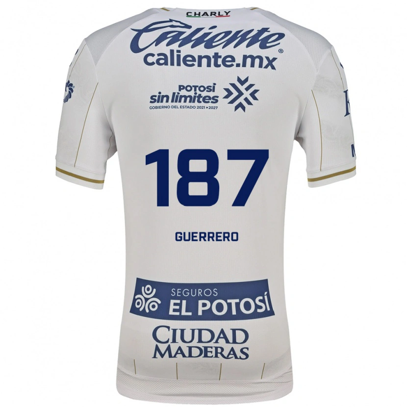 Danxen Kobiety Javier Guerrero #187 Biały Niebieski Wyjazdowa Koszulka 2026/27 Koszulki Klubowe