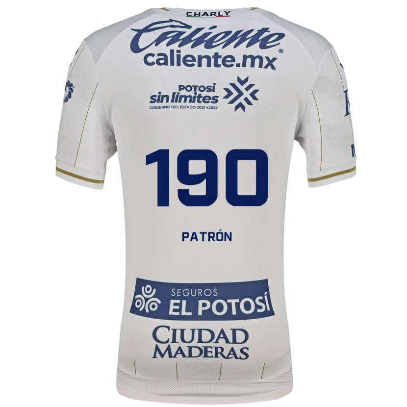 Danxen Kobiety Raúl Patrón #190 Biały Niebieski Wyjazdowa Koszulka 2026/27 Koszulki Klubowe