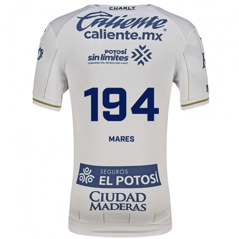 Danxen Kobiety Cristian Mares #194 Biały Niebieski Wyjazdowa Koszulka 2026/27 Koszulki Klubowe