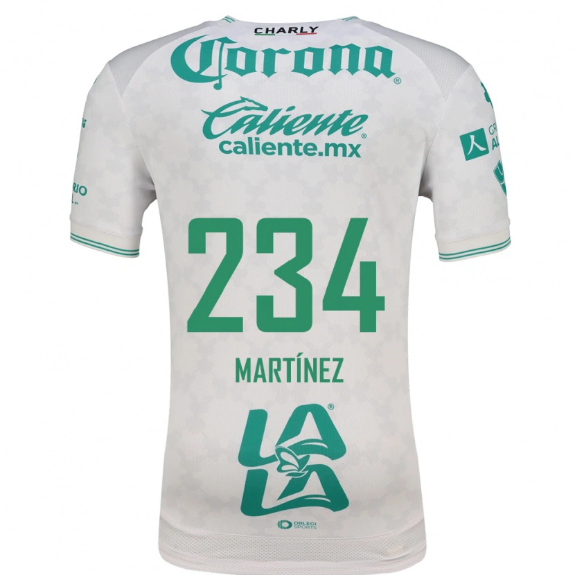 Danxen Kobiety Cristian Martínez #234 Jasnozielony Biały Wyjazdowa Koszulka 2026/27 Koszulki Klubowe