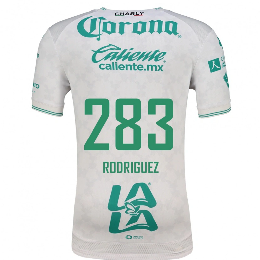 Danxen Kobiety Juan Rodríguez #283 Jasnozielony Biały Wyjazdowa Koszulka 2026/27 Koszulki Klubowe