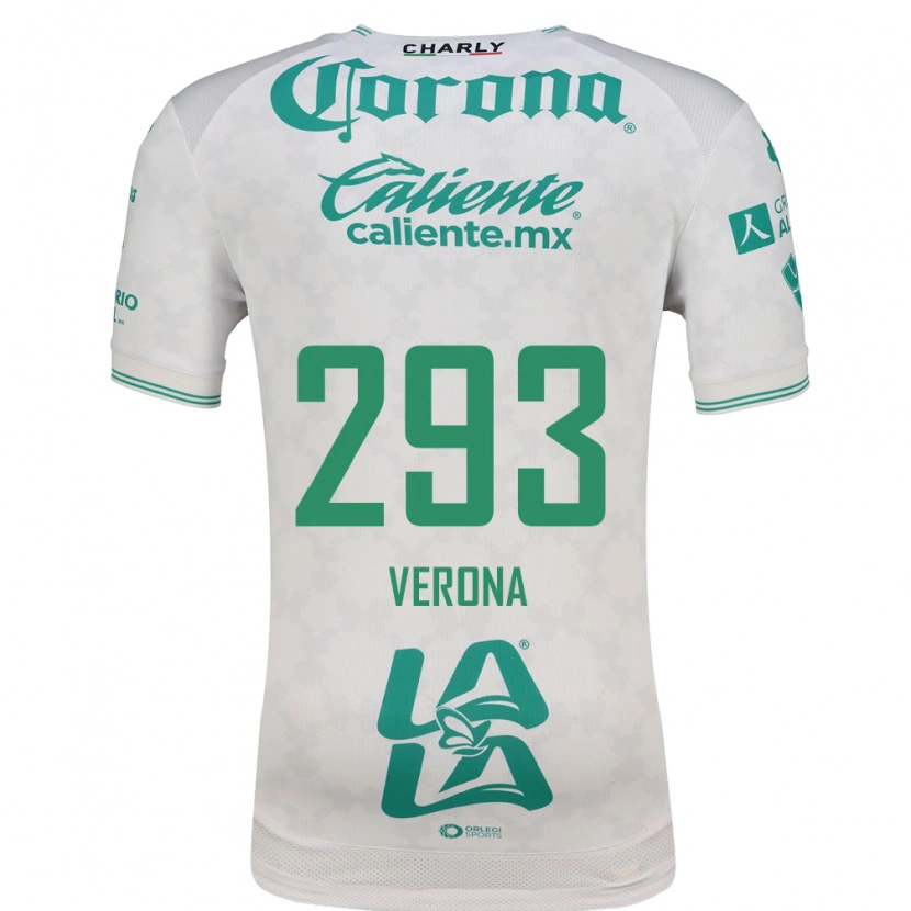 Danxen Kobiety Jesús Verona #293 Jasnozielony Biały Wyjazdowa Koszulka 2026/27 Koszulki Klubowe