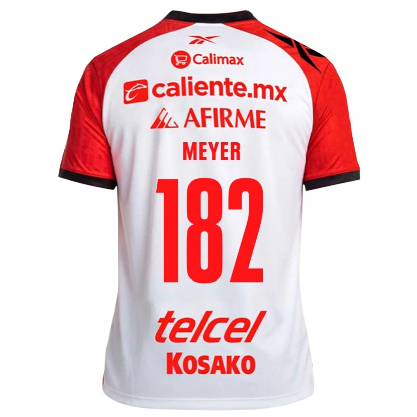 Danxen Kobiety Alexander Meyer #182 Biały Czarny Czerwony Wyjazdowa Koszulka 2026/27 Koszulki Klubowe
