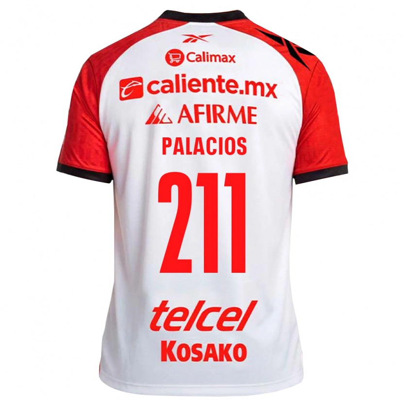Danxen Kobiety Brian Palacios #211 Biały Czarny Czerwony Wyjazdowa Koszulka 2026/27 Koszulki Klubowe