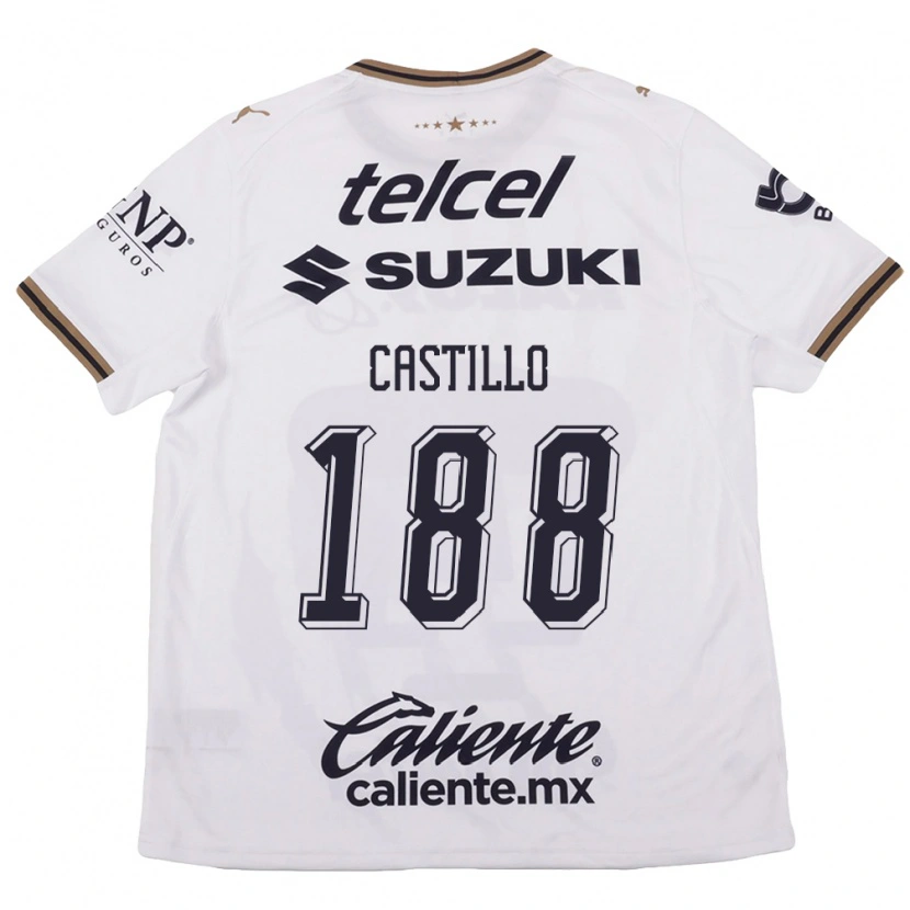 Danxen Kobiety Christian Castillo #188 Biały Czarny Brązowy Wyjazdowa Koszulka 2026/27 Koszulki Klubowe