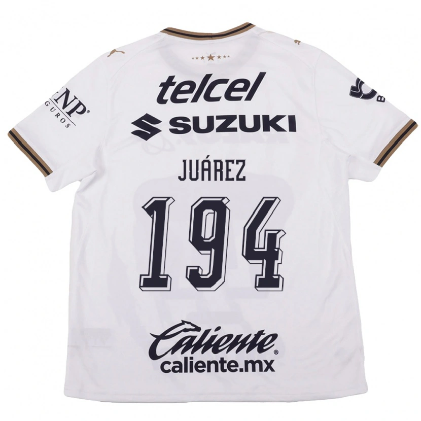 Danxen Kobiety Alejandro Juárez #194 Biały Czarny Brązowy Wyjazdowa Koszulka 2026/27 Koszulki Klubowe