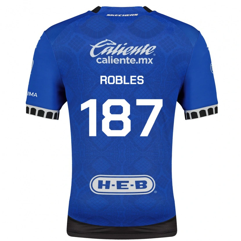 Danxen Kobiety Claudio Robles #187 Królewski Niebieski Biały Czarny Wyjazdowa Koszulka 2026/27 Koszulki Klubowe