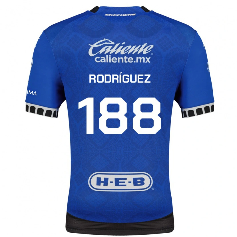 Danxen Kobiety Darío Rodríguez #188 Królewski Niebieski Biały Czarny Wyjazdowa Koszulka 2026/27 Koszulki Klubowe