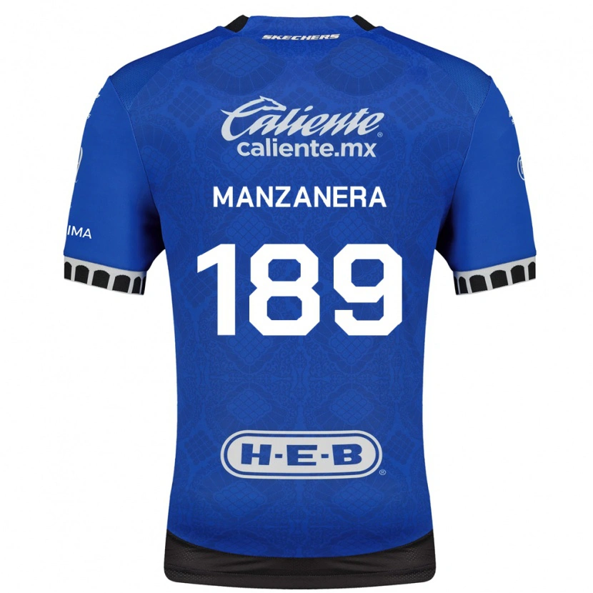 Danxen Kobiety Luis Manzanera #189 Królewski Niebieski Biały Czarny Wyjazdowa Koszulka 2026/27 Koszulki Klubowe