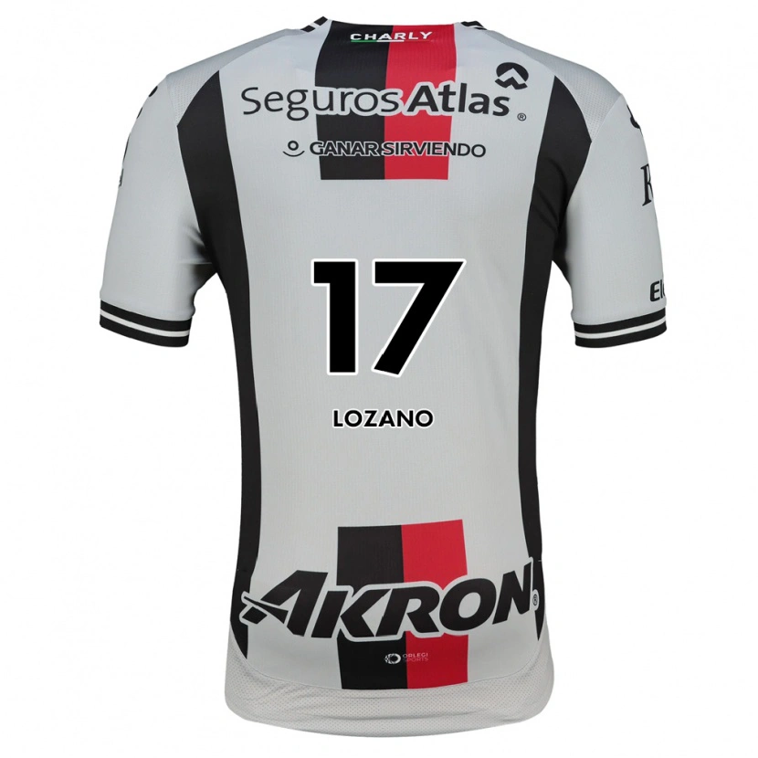 Danxen Kobiety Rivaldo Lozano #17 Biały Czerwony Czarny Wyjazdowa Koszulka 2026/27 Koszulki Klubowe