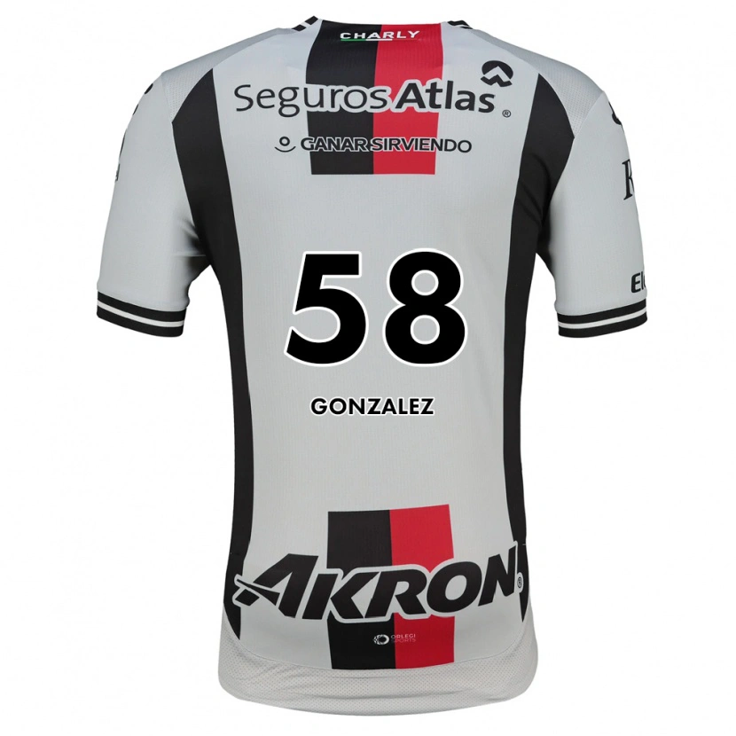 Danxen Kobiety Arturo González #58 Biały Czerwony Czarny Wyjazdowa Koszulka 2026/27 Koszulki Klubowe