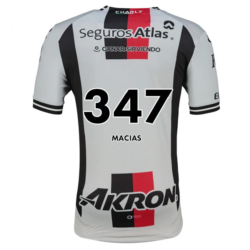 Danxen Kobiety Ángel Macías #347 Biały Czerwony Czarny Wyjazdowa Koszulka 2026/27 Koszulki Klubowe